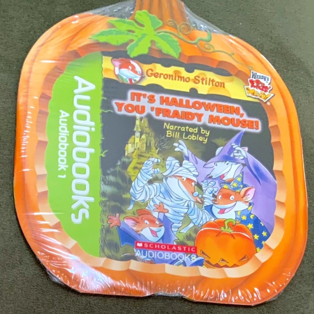 Geronimo Stilton It’s Halloween You Fraidy Mouse! Audiobook CD - Scholas…